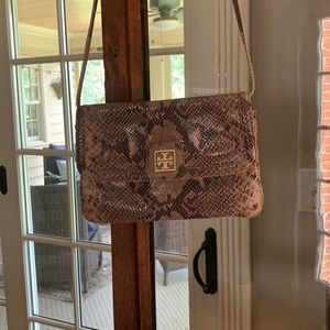 Tory Burch snakeskin crossbody bag